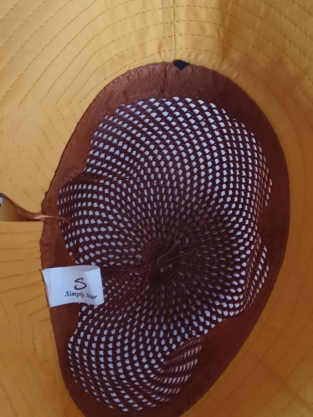 Yellow Bow Accent Sun Hat